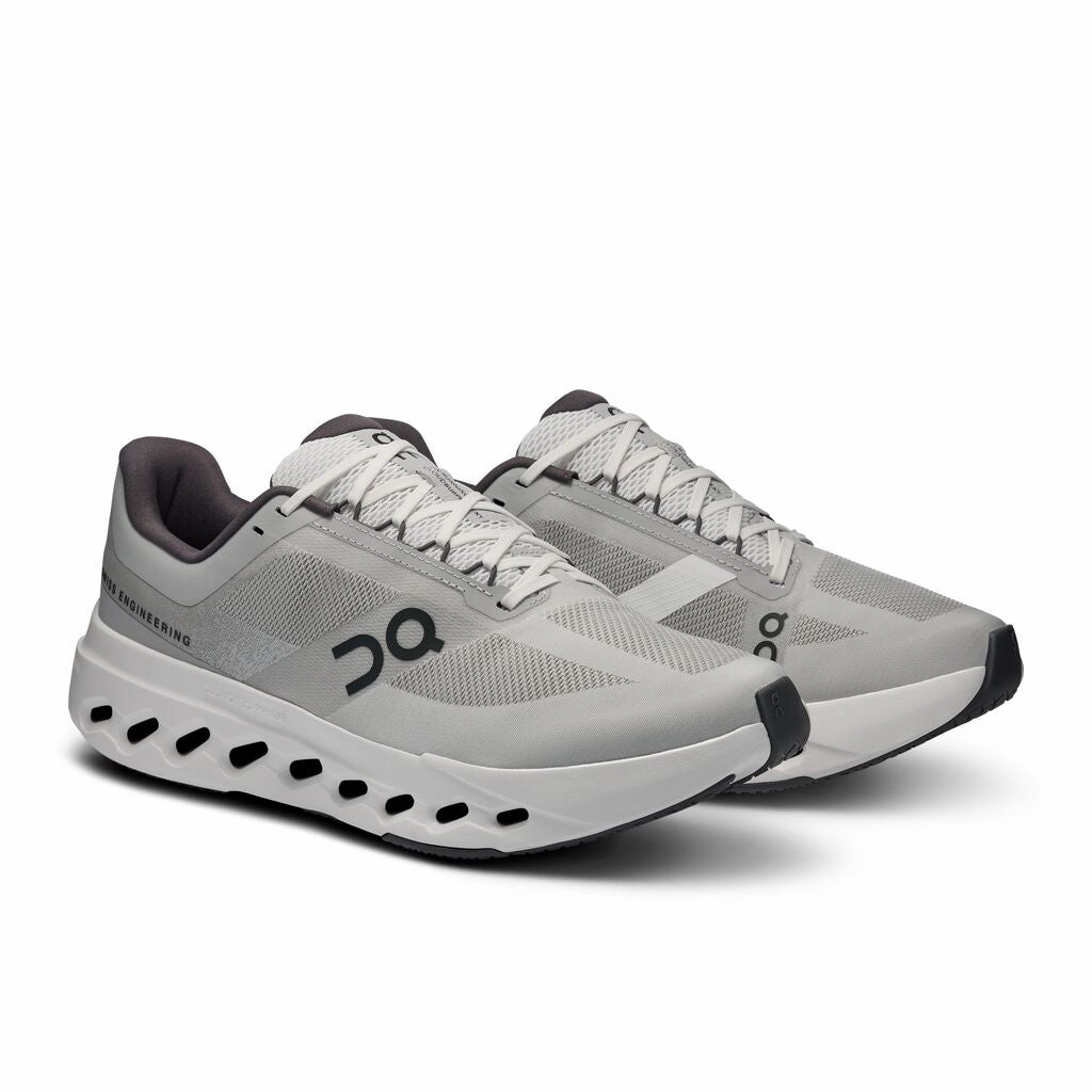 Men's On Cloudsurfer Next Running Shoe in Glacier | White Highly Rated Running Shoes