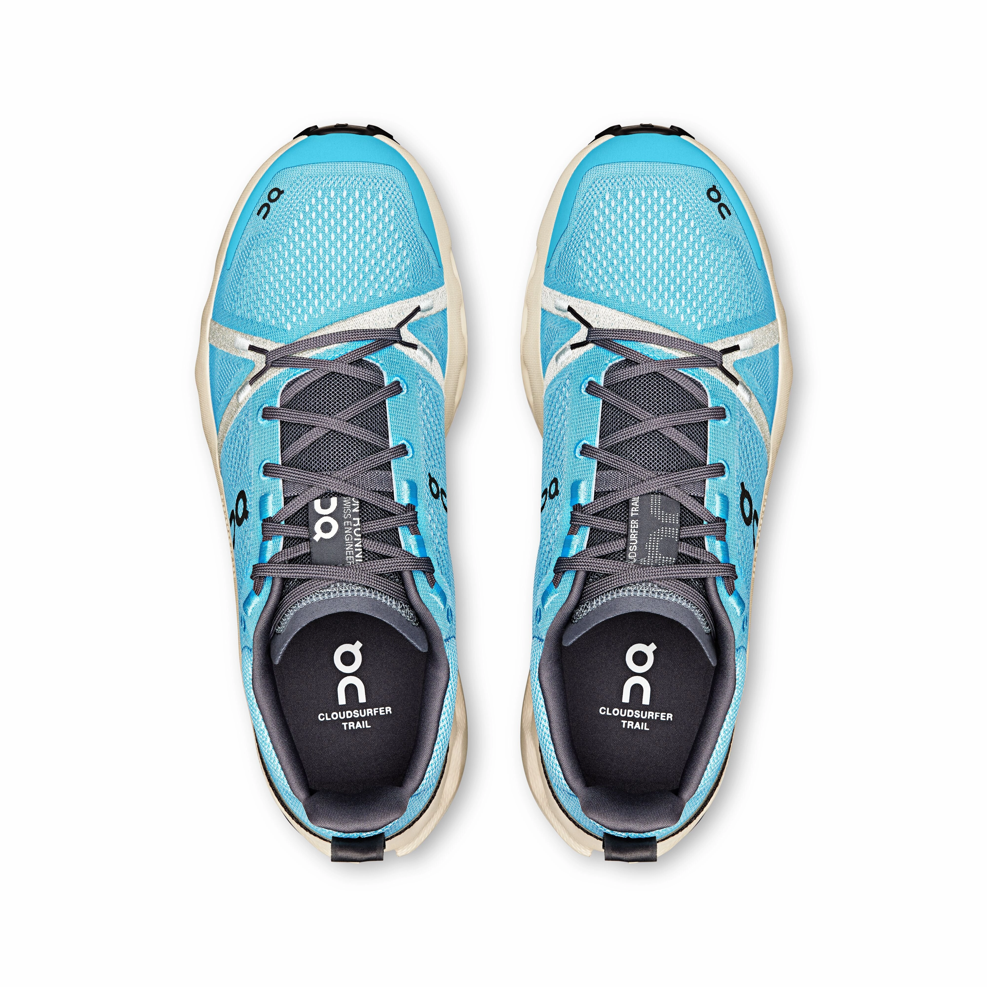 Cross Country Trail Shoes Men's On Cloudsurfer Trail Running Shoe in Horizon | Cream