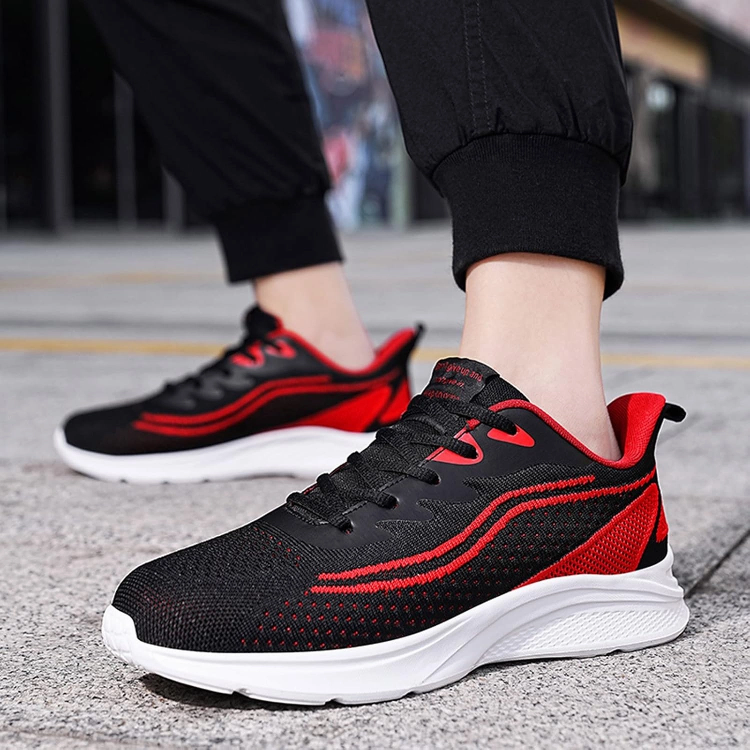 Men's Orthopedic Comfortable Lace Up Shoes Lightweight Breathable Walking Shoe Gym Tennis Men's Recovery Shoes Sneakers Heel