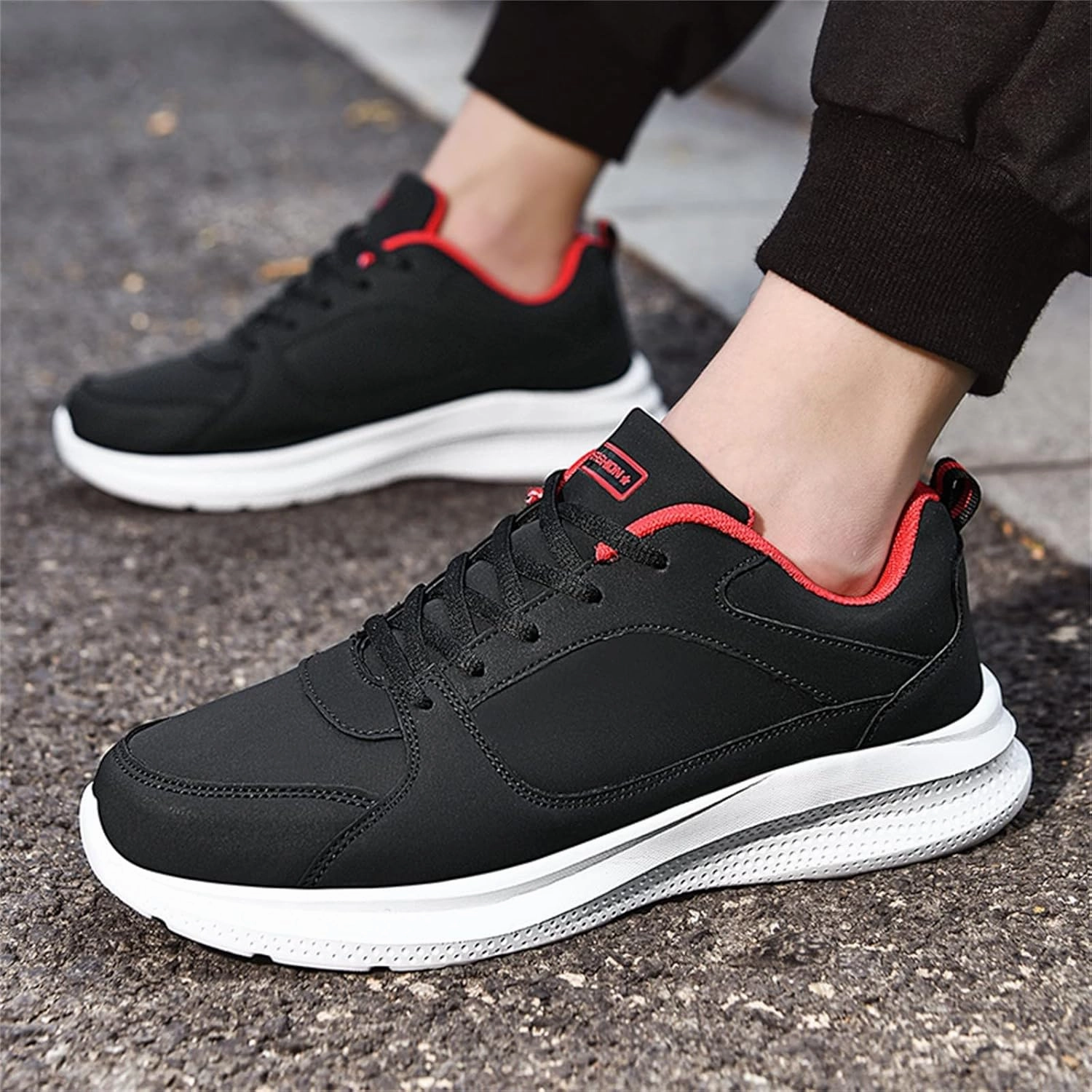 Men??s Running Shoes Men Walking Sneakers Tennis Shoes Slip On Running Shoes Lightweight Casual Workout Athletic Shoes Trial Running Shoes