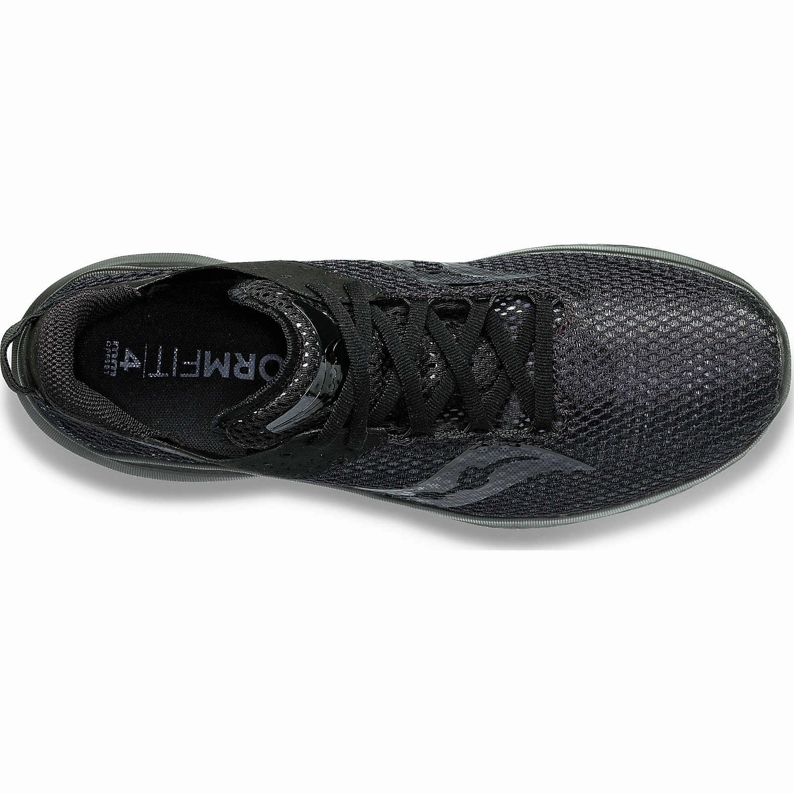 Men's Saucony Kinvara 14 triple black Recommended Running Shoes For High Arches