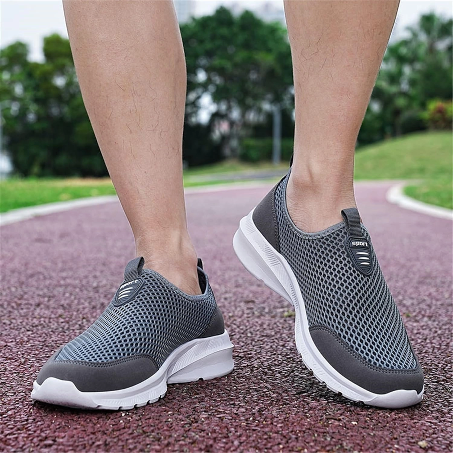 Newest Sneakers Men's Shoes Mens Tennis Shoes Slip on Shoe for Men Walking Shoe for Men Lightweight Athletic Gym Sneaker