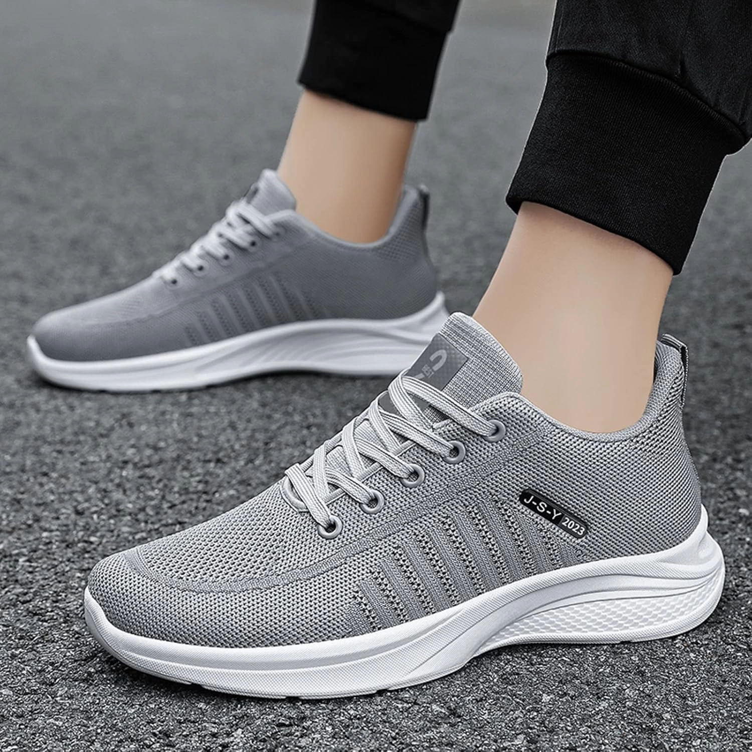 Dark Grey Sneakers Men's Shoes Mens Walking Shoes Tennis Shoe for Men Shoe for Men Running Trail Sport Sneaker