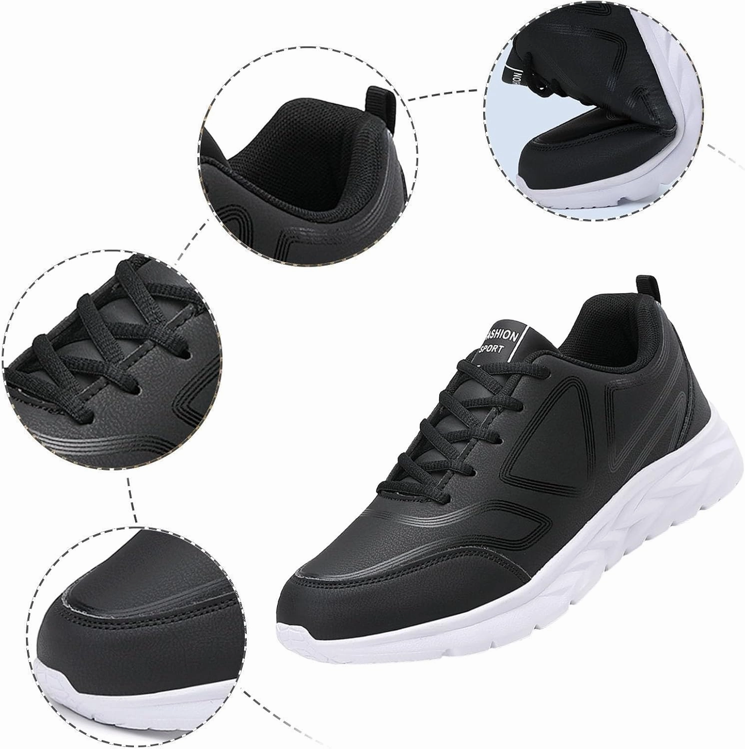 Men's Sneakers Mens Tennis Shoes Shoe for Men Tennis Shoe for Men Mesh Running Trail Sneaker Comfortable Travel Sneakers