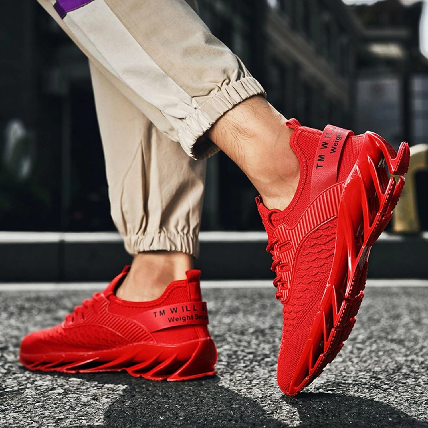 Men's Sneakers Mens Tennis Shoes Walking Shoe for Men Slip on Shoe for Men Casual Sport Sneaker Sneakers On Power Lines