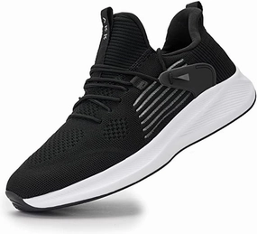 Best Tennis Shoes For Knees Men's Sneakers Running Shoes - Breathable Slip On Walking Sneakers Comfortable Supportive Fashion Tennis Shoes for Men Sport Gym Workout Work Casual Sneakers