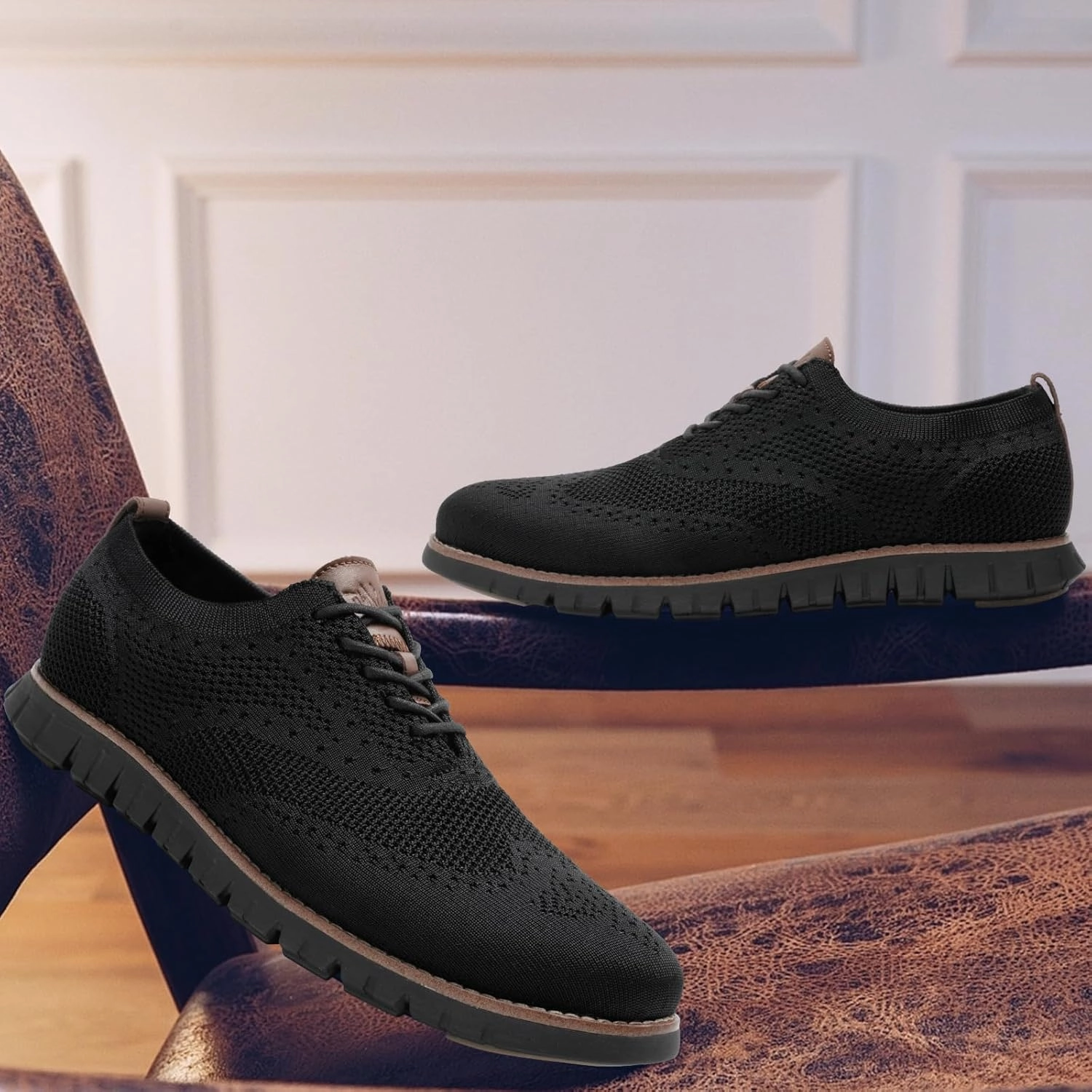 Casual Corporate Shoes Men's Wide Casual Dress Shoes Business Casual Sneaker Shoes for Men