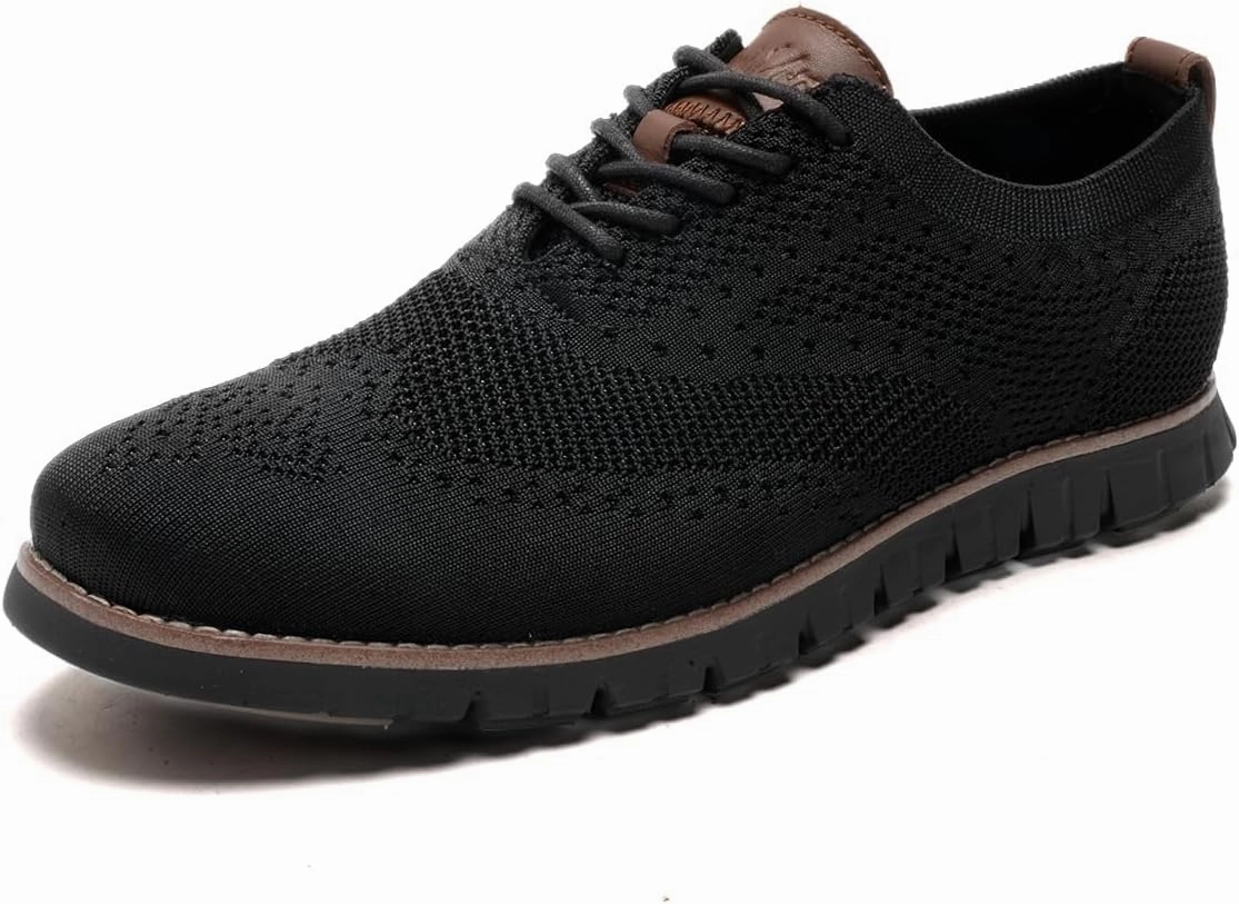 Men's Wide Casual Dress Shoes Business Casual Sneaker Shoes for Men Woodland Corporate Casual Shoes