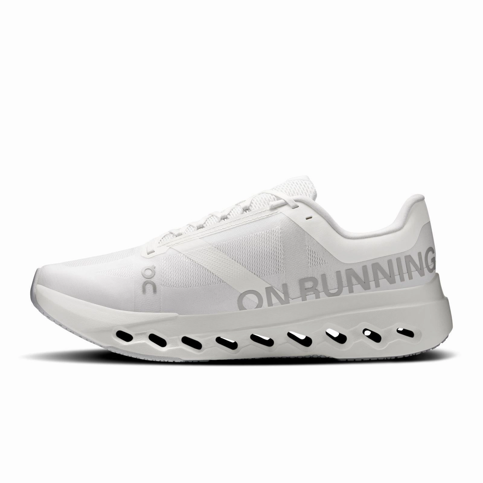 Men's Wide Fit On Cloudsurfer Next Wide Training Shoes - White/White Stability Cross Training Shoes