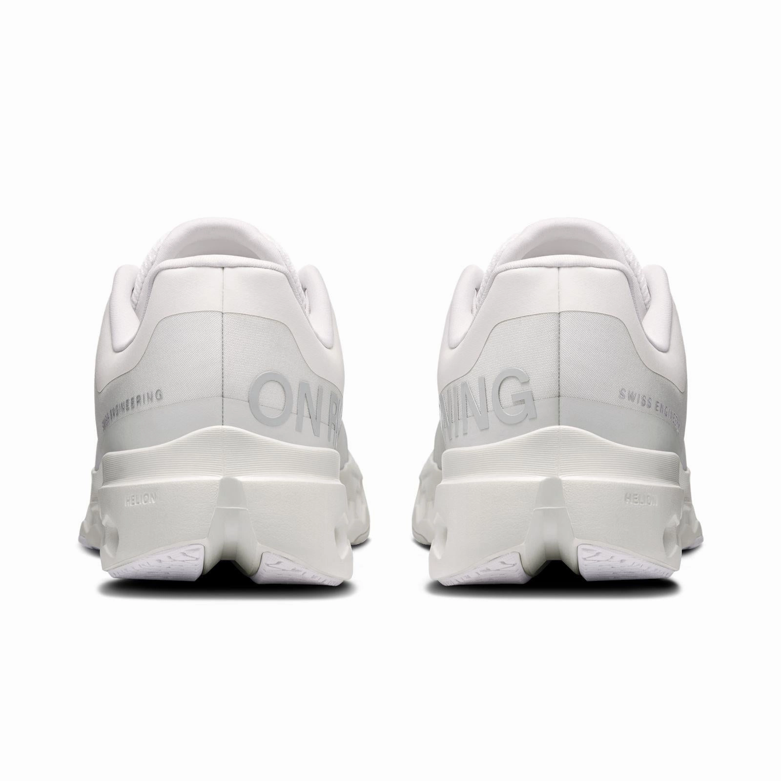 Men's Wide Fit On Cloudsurfer Next Wide Training Shoes - White/White Shoes For Jump Training