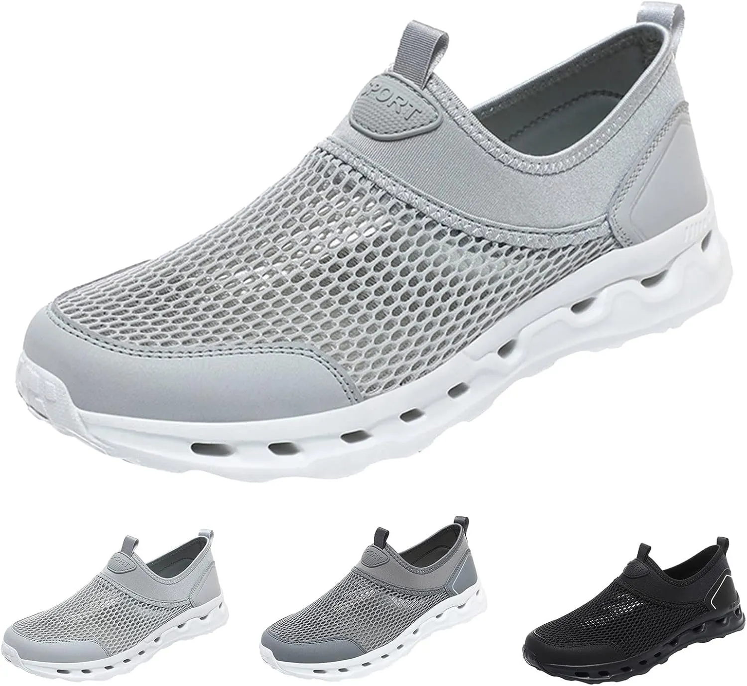 Mens Athletic Shoes Men's Fashion Sneakers Tennis Shoe for Men Slip on Shoe for Men Sport Mesh Sneaker Alohas Sneakers Reddit