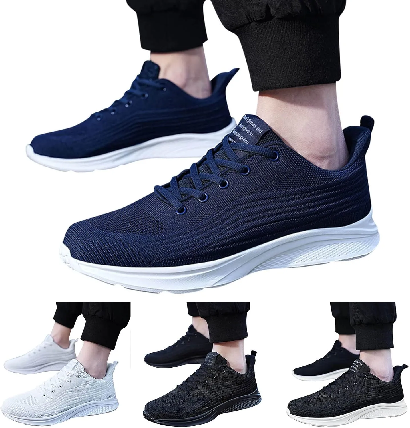 Best Training Sneakers Mens Athletic Shoes Men's Sneakers Slip on Shoe for Men Shoe for Men Breathable Running Trail Sneaker