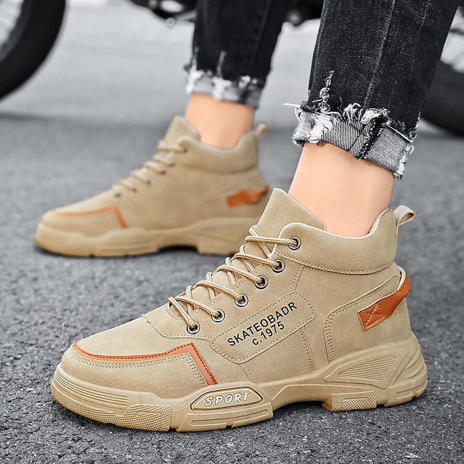 Men's Fashion Sneakers Mens Tennis Shoes Shoe for Men Slip on Shoe for Men Sport Mesh Sneaker Sneakers For Dads