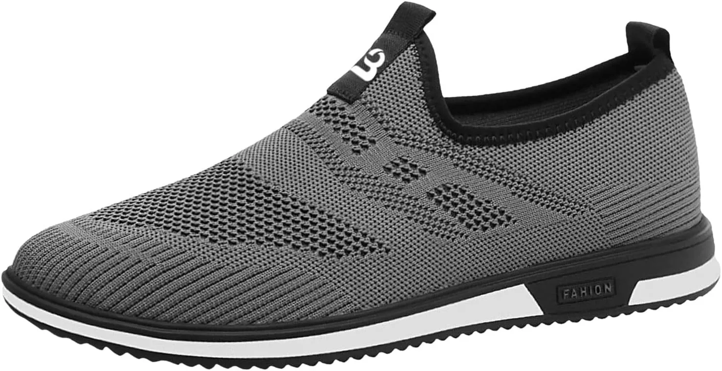 Mens Slip on Shoes Men's Sneakers Shoe for Men Tennis Shoe for Men Running Trail Lightweight Sneaker Most Comfortable Fashion Sneakers