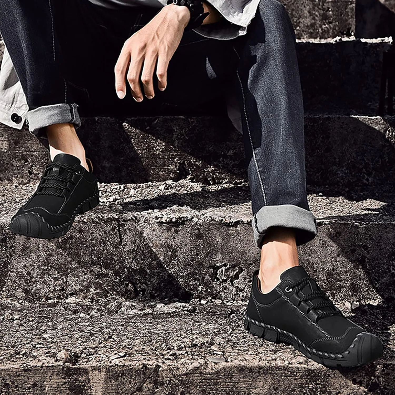 Mens Slip on Shoes Mens Tennis Shoes Sneaker for Men Shoe for Men Mesh Running Trail Sneaker Sneakers That Are Heels