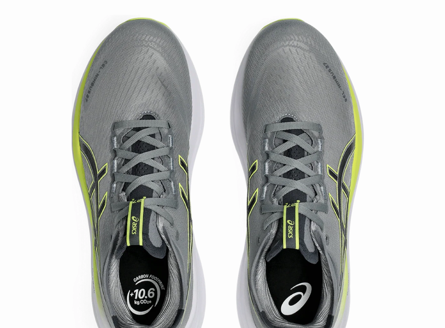 Mens ASICS Gel Nimbus 27 Wide - Gravel/Carrier Grey High Heel Safety Shoes