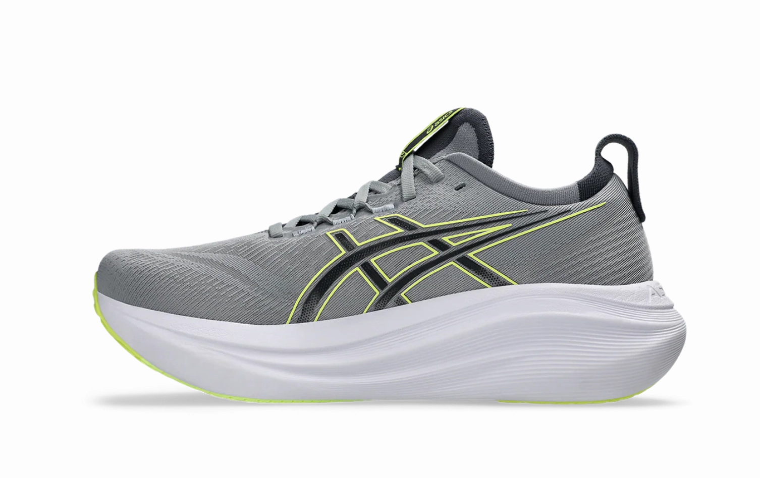 High Heels For Interview Mens ASICS Gel Nimbus 27 Wide - Gravel/Carrier Grey