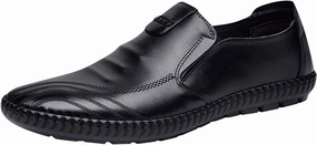 Mens Business Casual Shoes Wide Classical Style Leather Shoes for Men Mens Dress Shoes Loafers for Men Slip-Ons Casual Sparx Shoes Casual