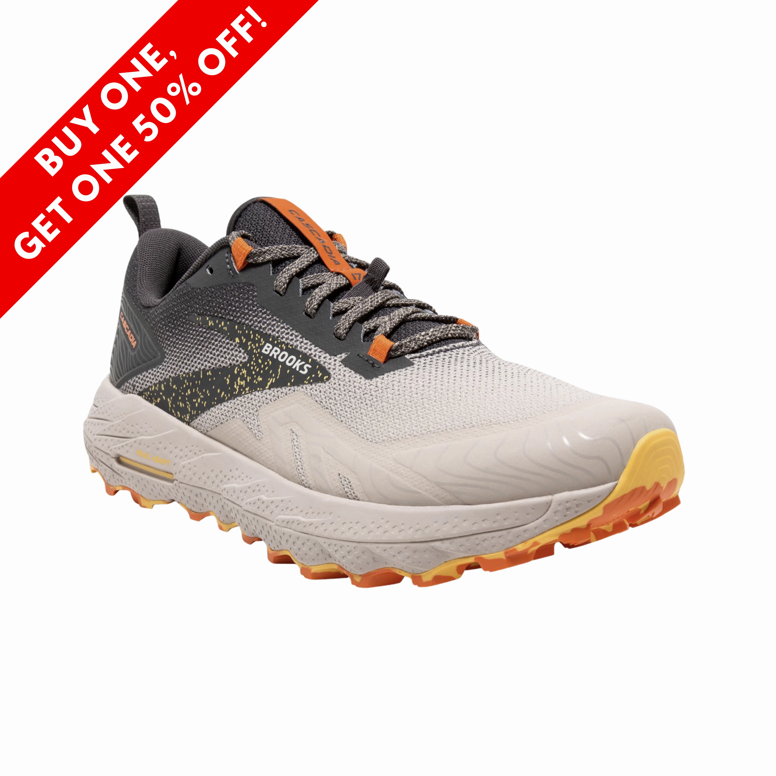 Hiking And Trail Running Shoes Mens Cascadia 17  Chateau Grey/Forged Iron (D Width)