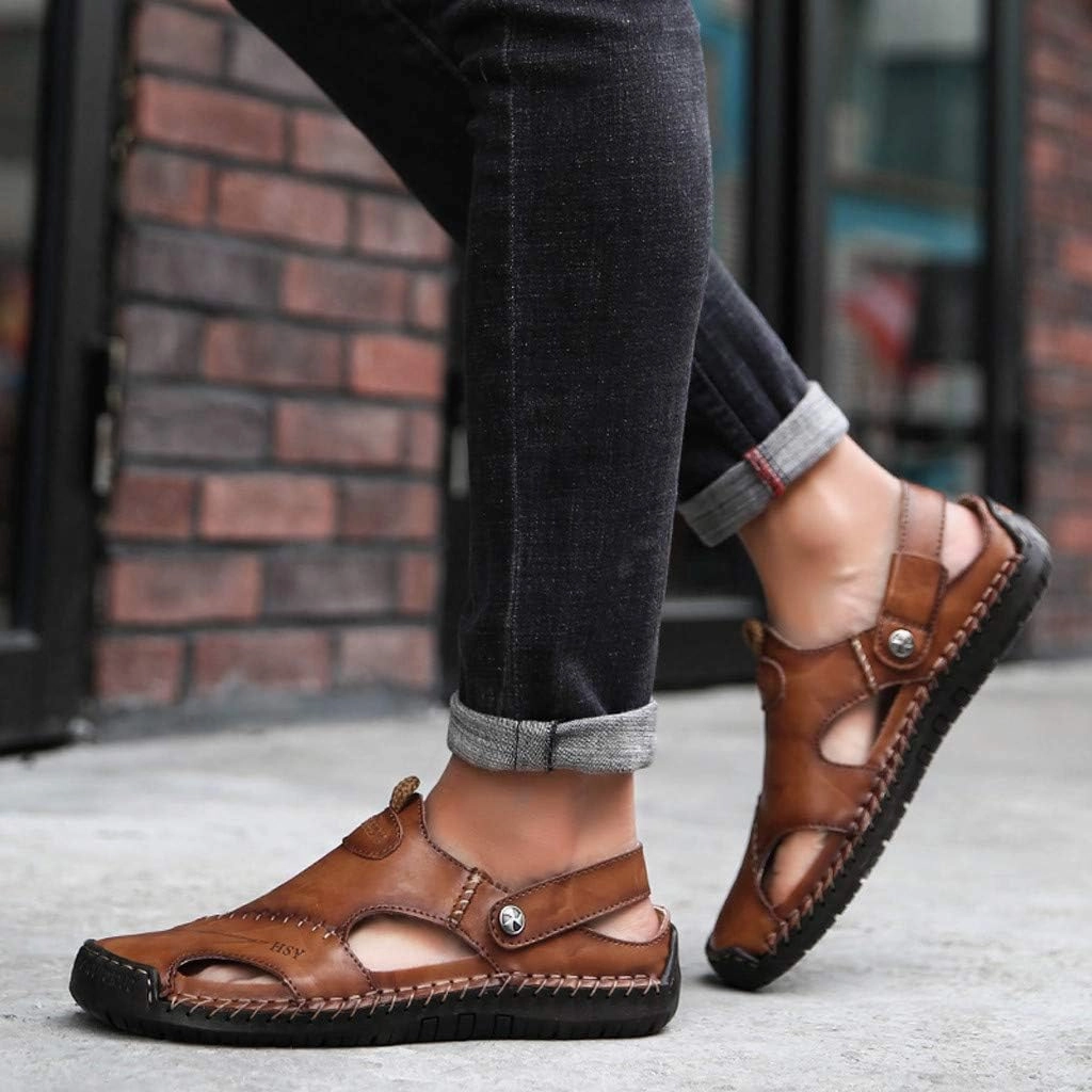 Puma Shoes Casual Mens Casual Sandals Casual Shoes Breathable Sandals Men's Leather Summer Outdoor Beach Rubber Slide for Men