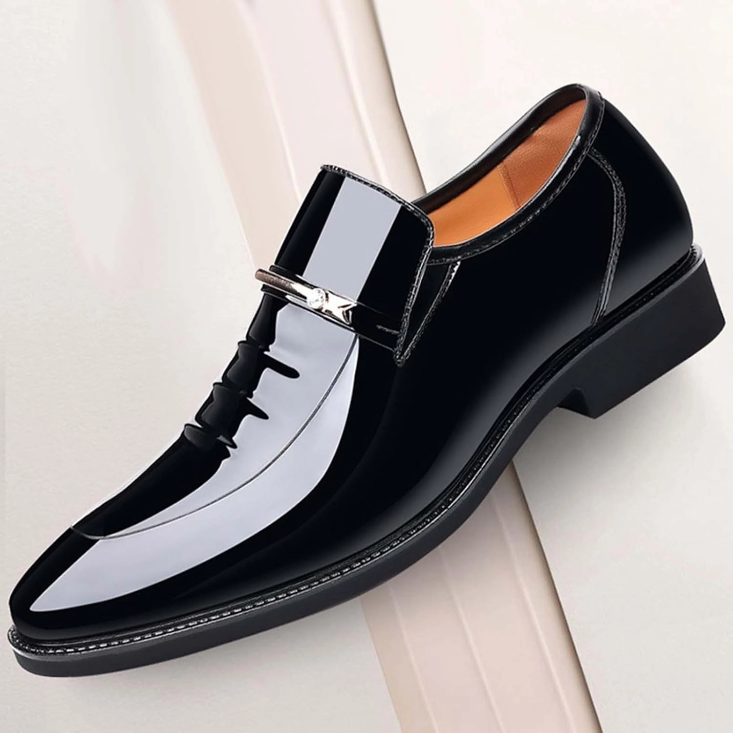 Best Casual Shoe Mens Dress Shoes Formal Business Oxford Shoe for Men Tuxedo Black Lace up Work Office Wedding Footwear Party Dressy Outfits