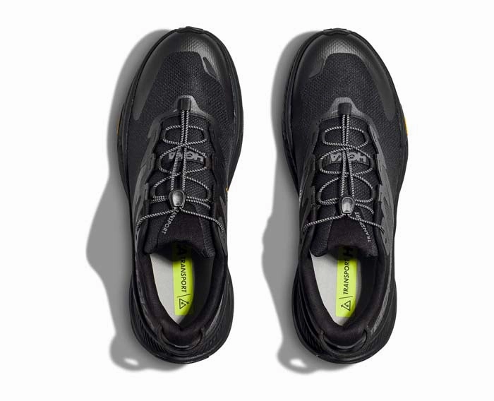 Shoes For Medical Professionals Mens Hoka Transport in Black/Black