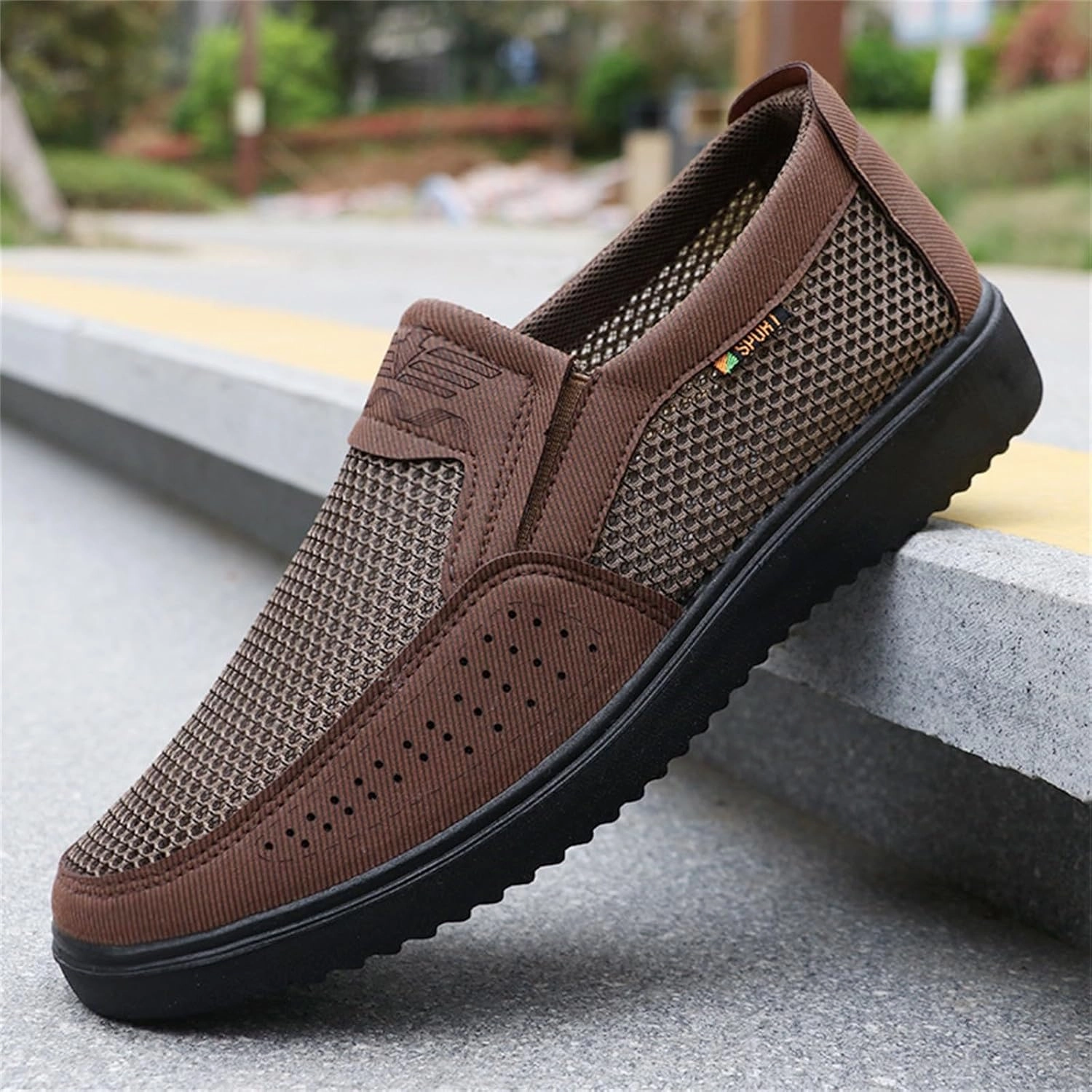 Mens Mesh Loafer Casual Shoes Comfort Lightweight Breathable Driving Sport Travel Walking Shoes for Adult Male Avail Casual And Shoes
