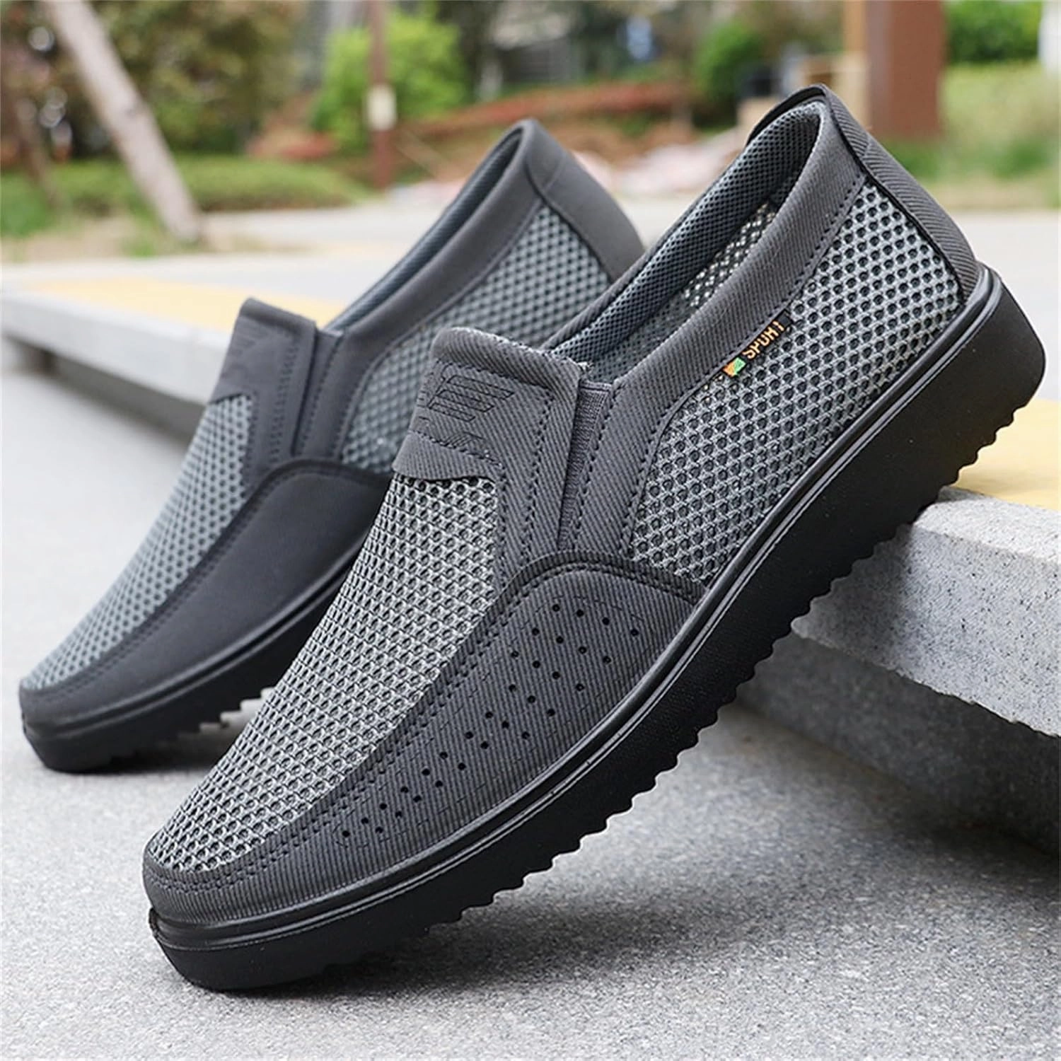 Big Kids' Balance 2002r Casual Shoes Mens Mesh Loafer Casual Shoes Comfort Lightweight Breathable Driving Sport Travel Walking Shoes for Adult Male