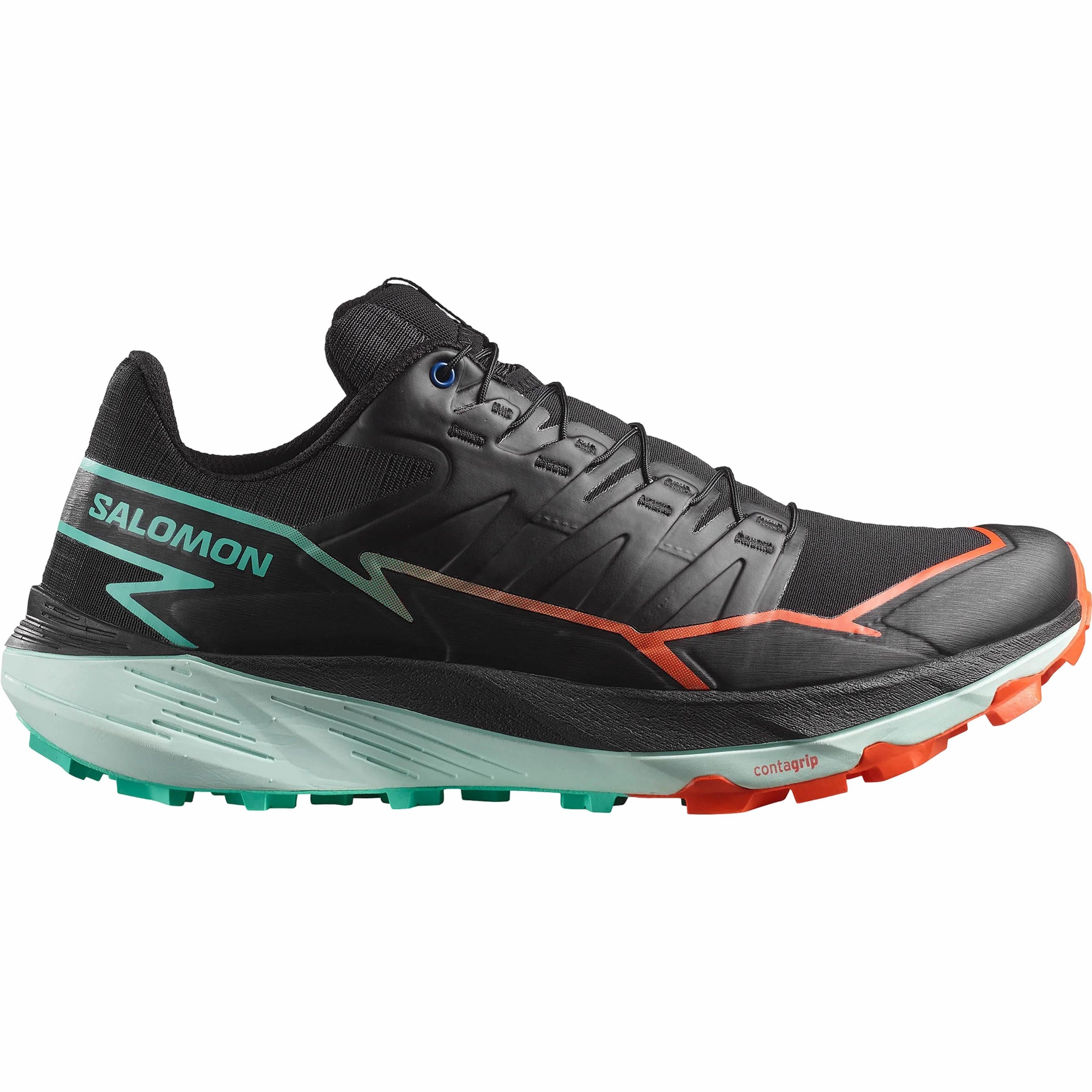 Mens Salomon Thundercross  Bk/Cherr Trail Running Shoe Fit Guide