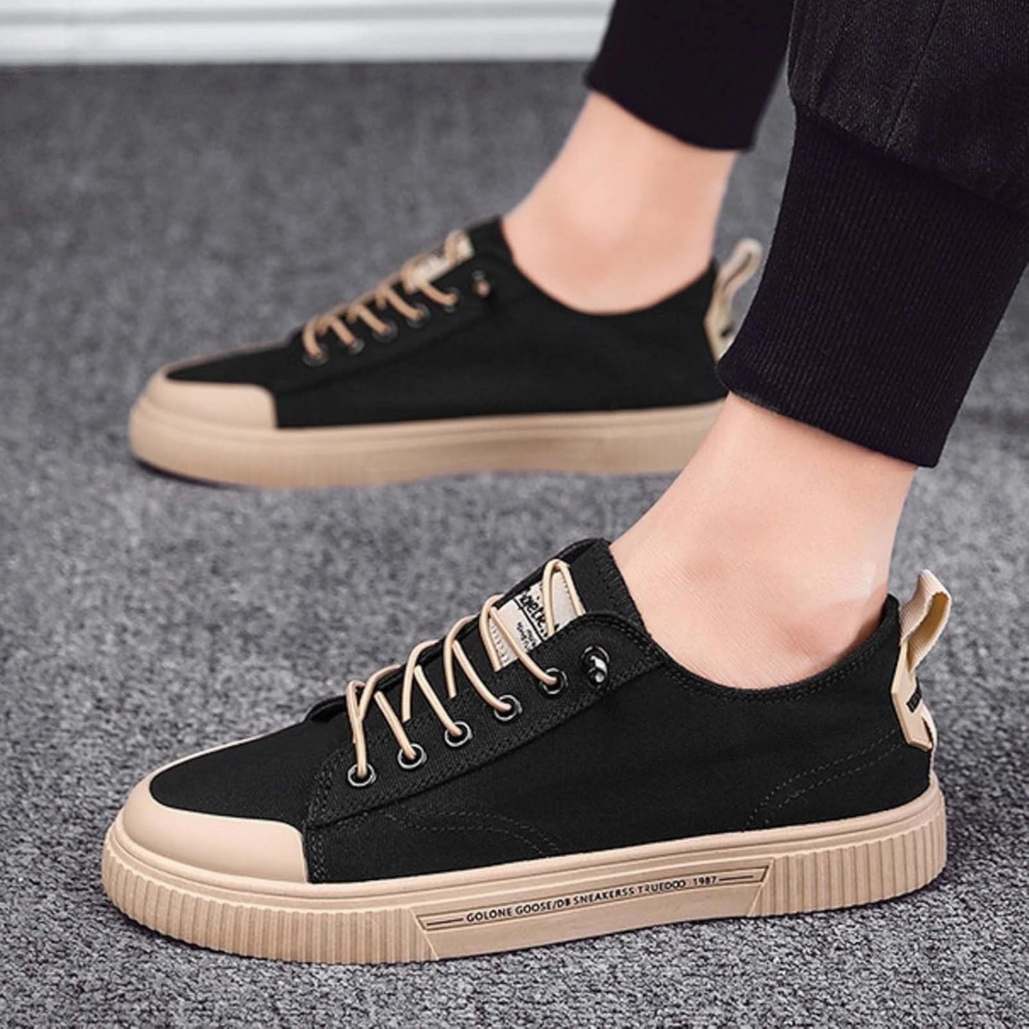 Mens Slip On Sneakers Walking Tennis Shoes for Men Running Shoes Lightweight Tennis Shoes Non Slip Workout Shoes Sneakers Running Shoe For Flat Feet