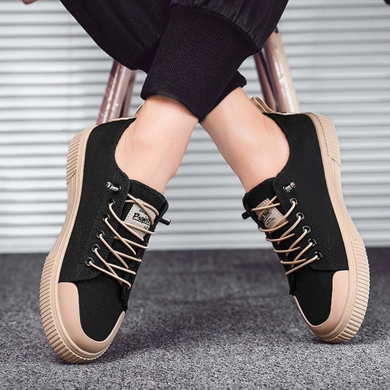 Mens Slip On Sneakers Walking Tennis Shoes for Men Running Shoes Lightweight Tennis Shoes Non Slip Workout Shoes Sneakers High Cushioned Running Shoes