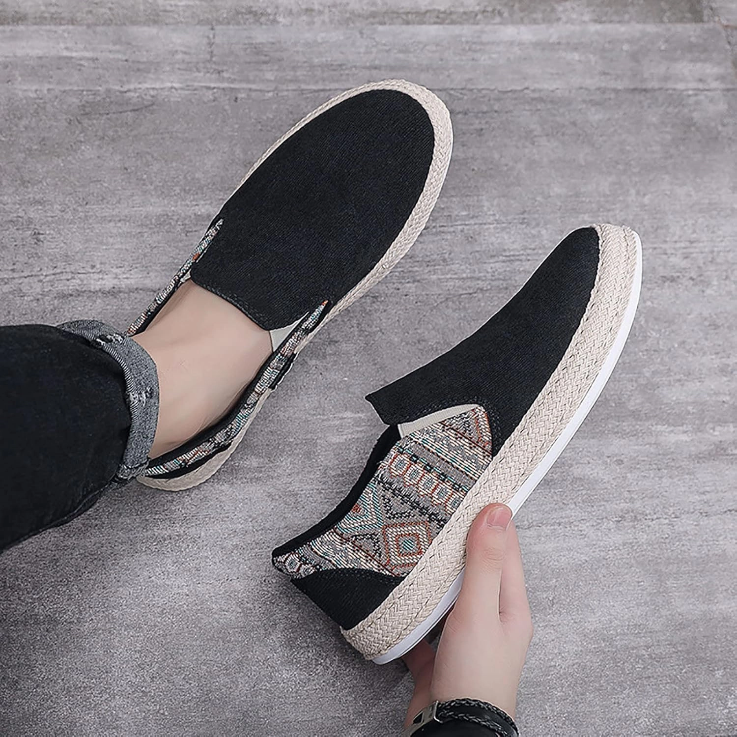 Mens Slip On Walking Shoes Men's Shoes Casual Men's Sneakers Mens Athletic Tennis Shoes Lightweight Walking Sneakers Clifton 9 Running Shoes