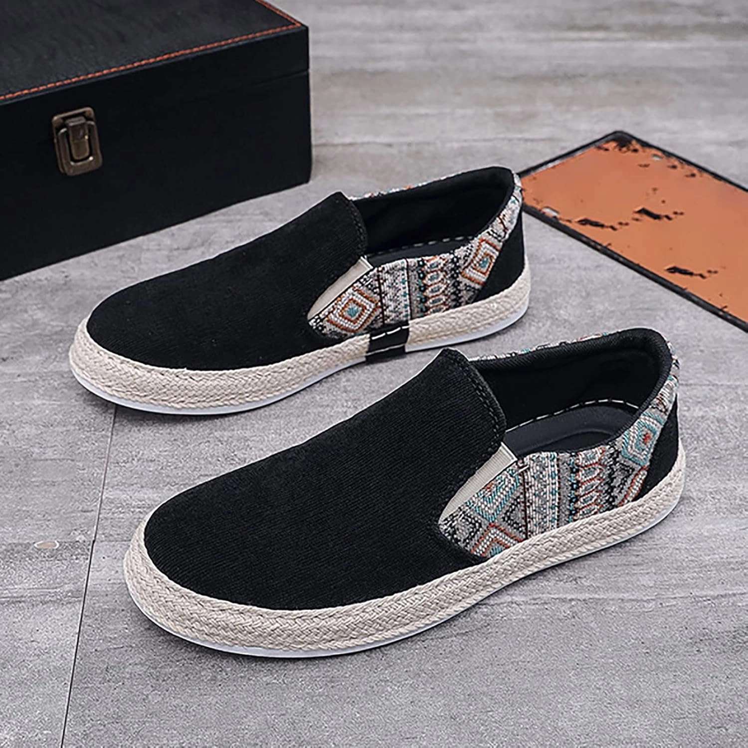 Mens Slip On Walking Shoes Men's Shoes Casual Men's Sneakers Mens Athletic Tennis Shoes Lightweight Walking Sneakers Best Daily Trainer Running Shoes 2024