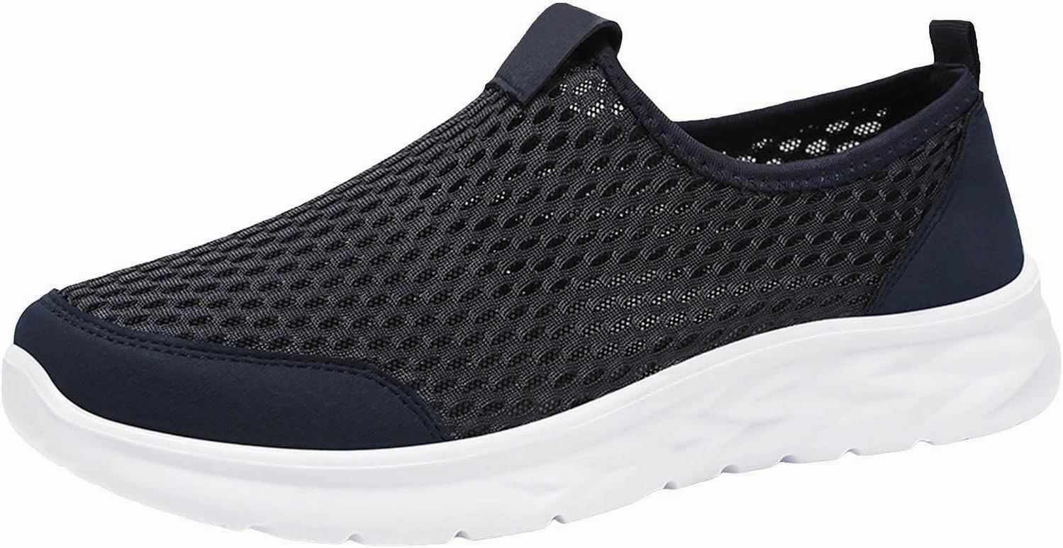 Best Running And Workout Shoes Mens Tennis Shoes Men's Running Shoes Lightweight Breathable Walking Shoes Non Slip Sneakers Mesh Casual Sports Shoes