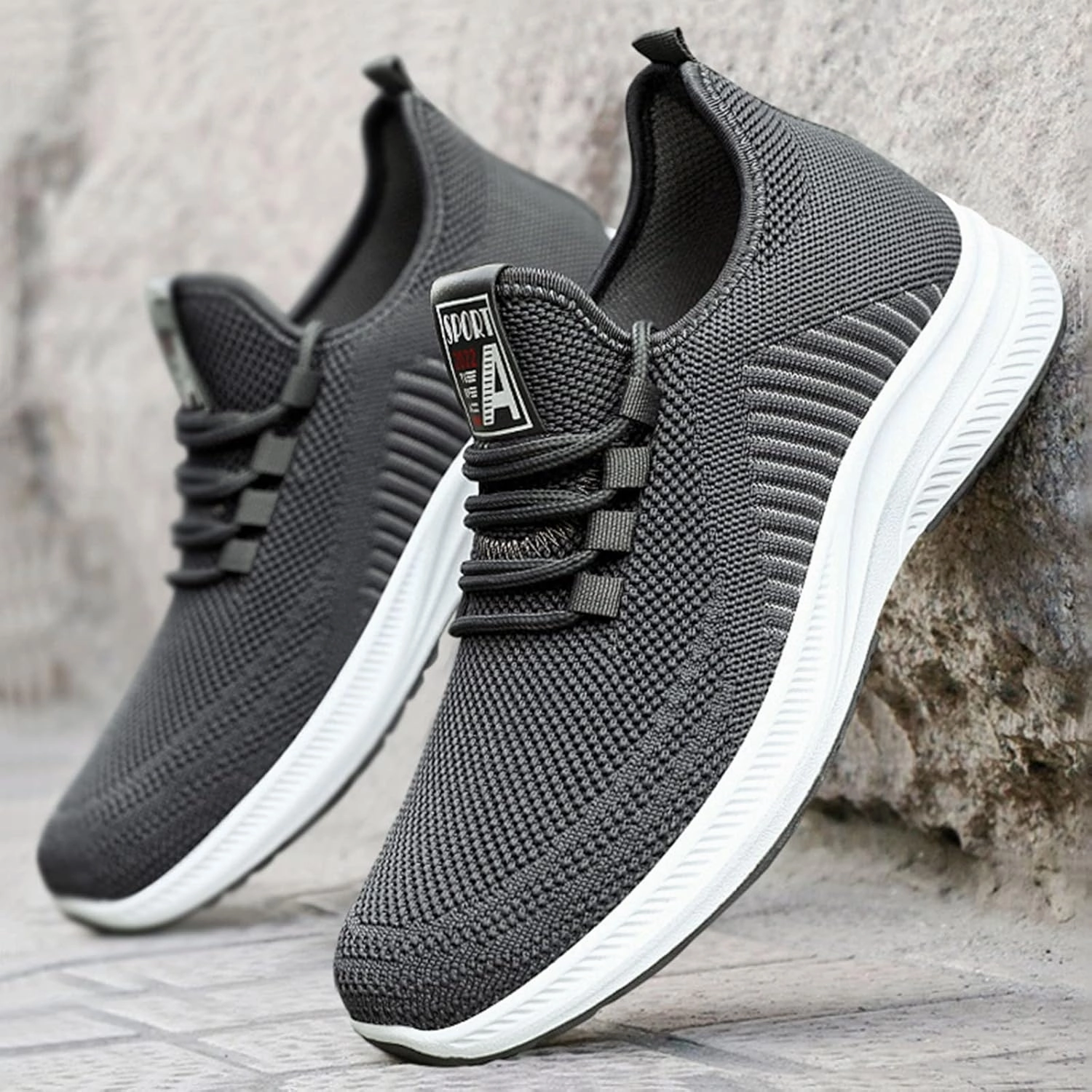 Mens Tennis Shoes Mens Slip on Shoes Sneaker for Men Slip on Shoe for Men Comfortable Running Trail Sneaker Multicolor Sneakers