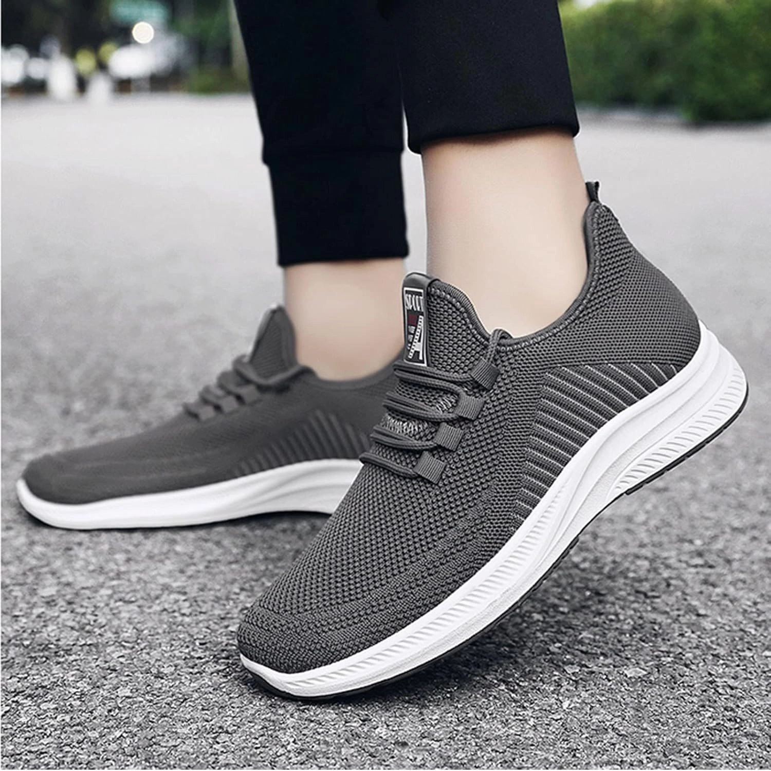 Mens Tennis Shoes Mens Slip on Shoes Sneaker for Men Slip on Shoe for Men Comfortable Running Trail Sneaker Sneakers Aerobics