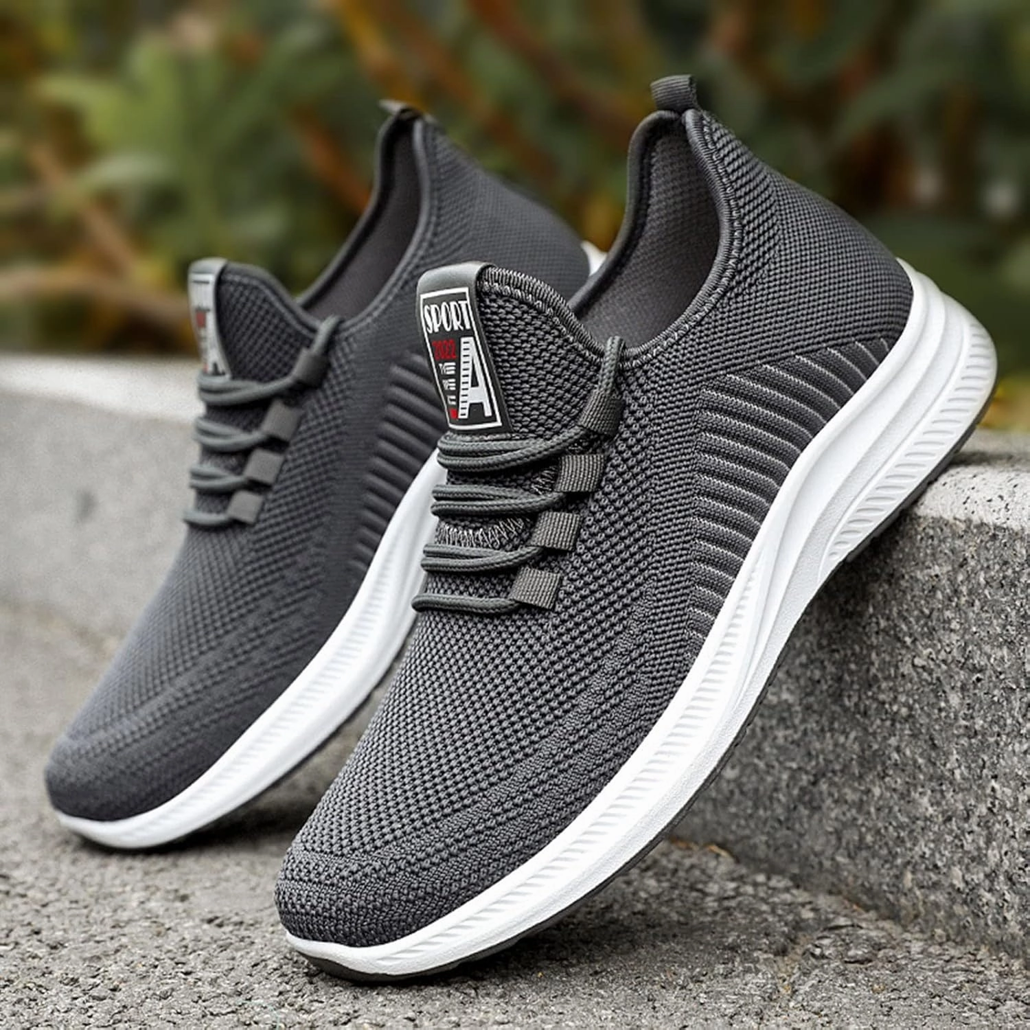 Mens Tennis Shoes Mens Slip on Shoes Sneaker for Men Slip on Shoe for Men Comfortable Running Trail Sneaker Best Walking Sneakers For Arches