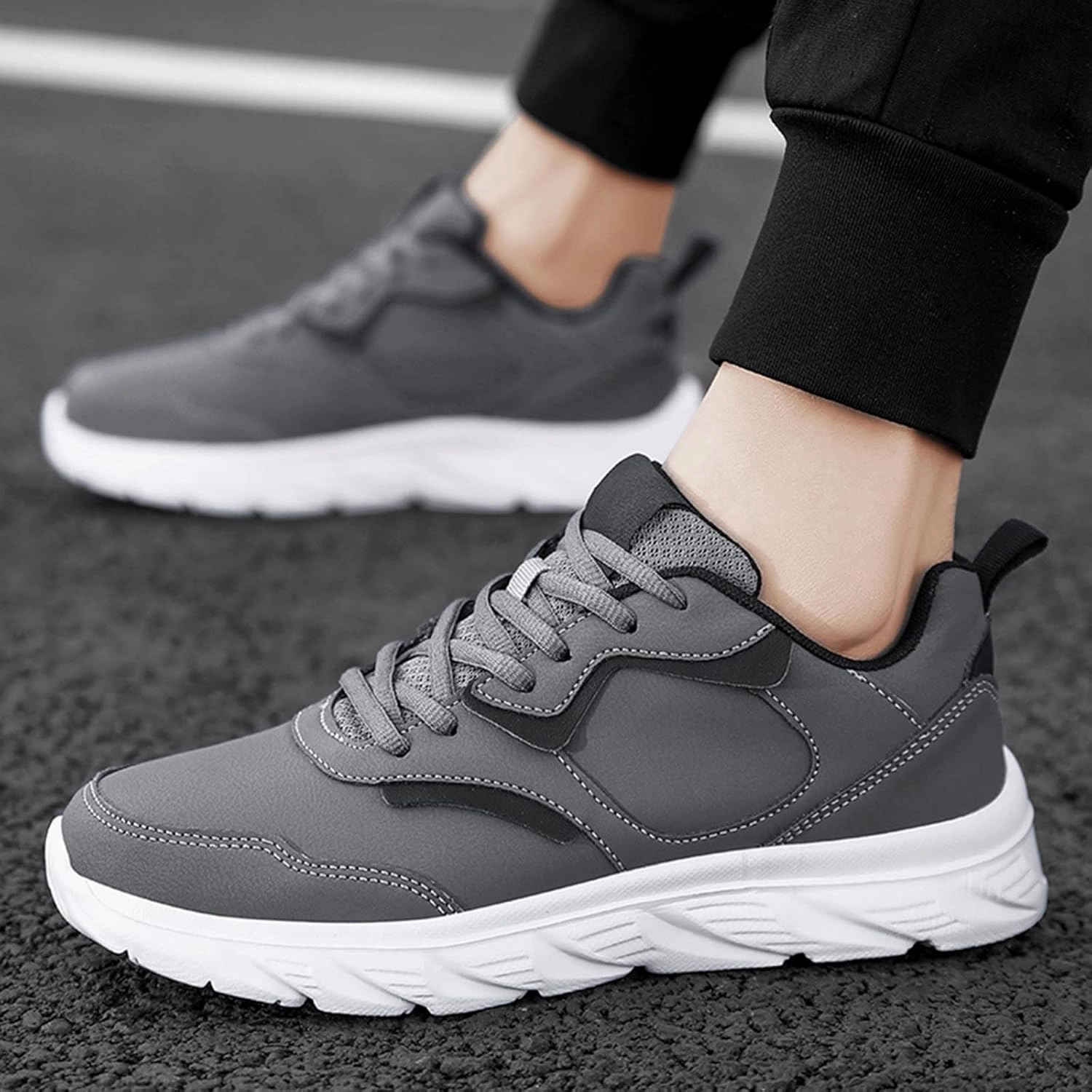 Mens Tennis Shoes Mens Walking Shoes Sneaker for Men Slip on Shoe for Men Running Trail Athletic Gym Sneaker Supportive Business Casual Shoes