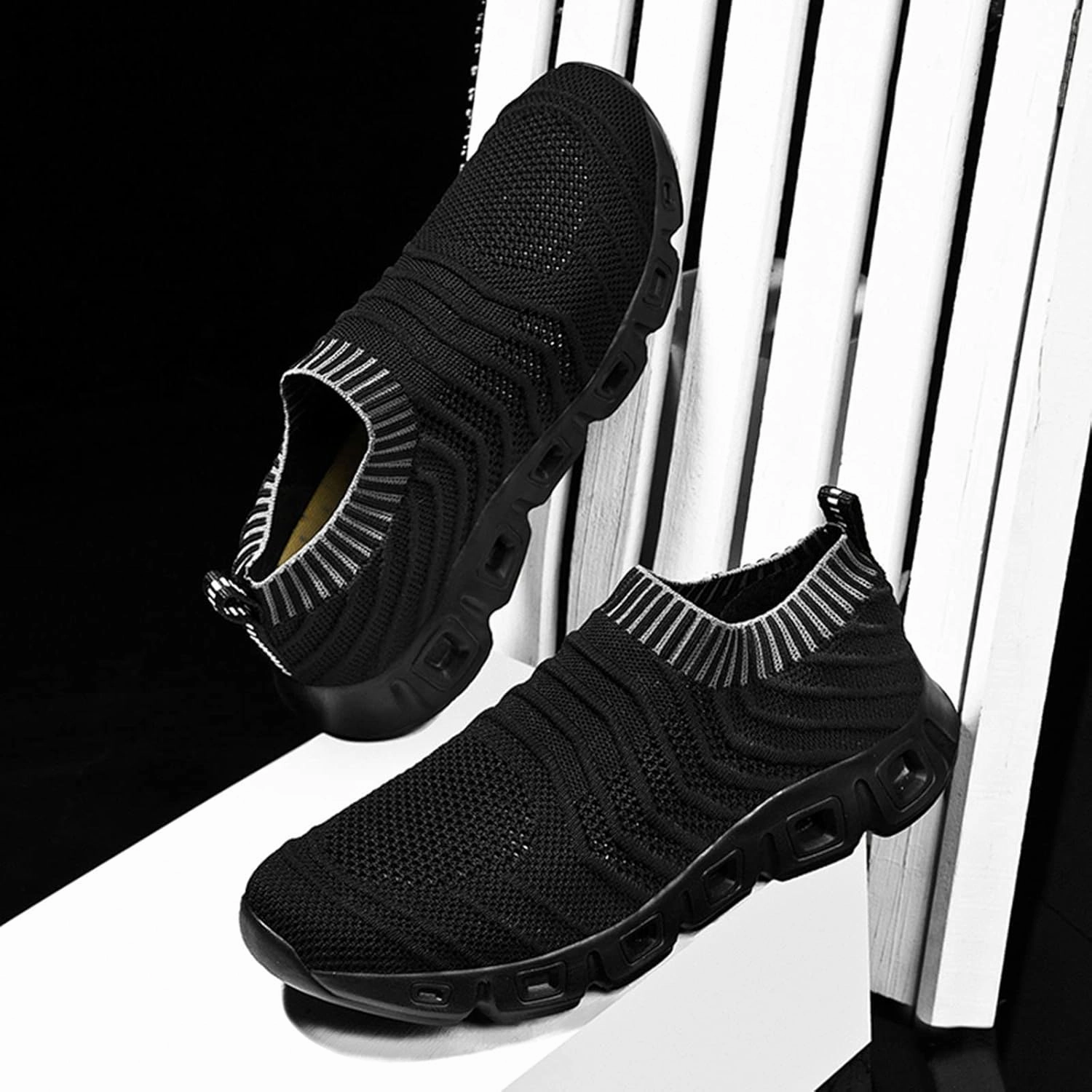 Mens Walking Shoes Mens Tennis Shoes Slip on Shoe for Men Walking Shoe for Men Breathable Comfortable Sneaker Vans Casual Shoes