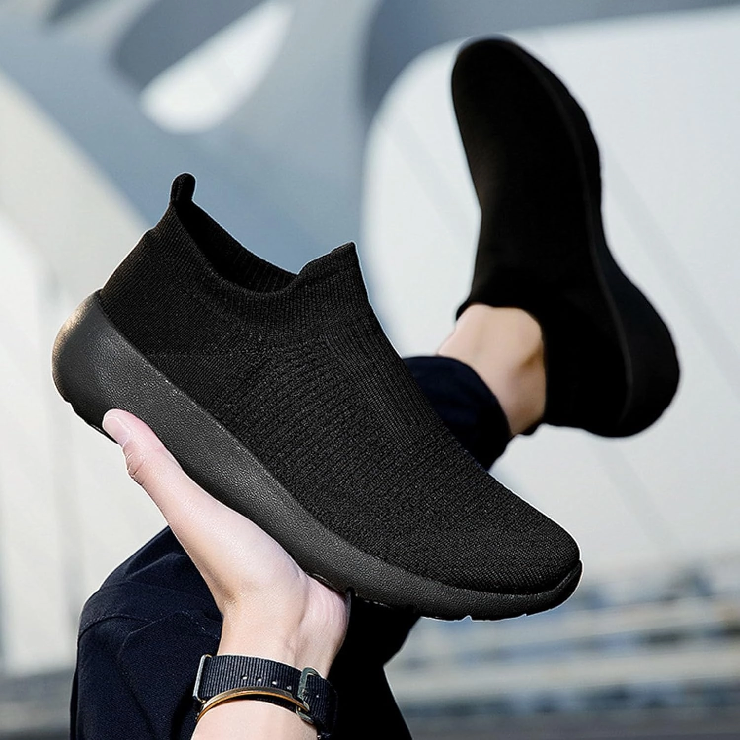 Wide Width Slip On Sneakers Mens Walking Shoes Mens Tennis Shoes Walking Shoe for Men Tennis Shoe for Men Casual Comfortable Sneaker