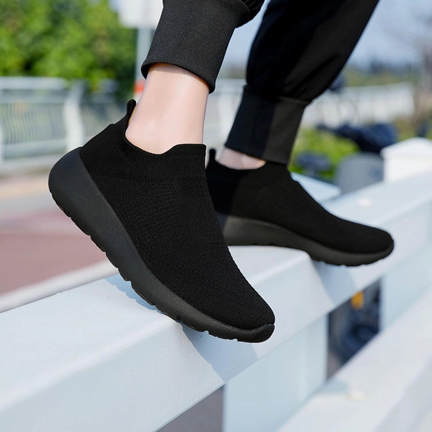 Cute Slip On Sneakers Mens Walking Shoes Mens Tennis Shoes Walking Shoe for Men Tennis Shoe for Men Casual Comfortable Sneaker