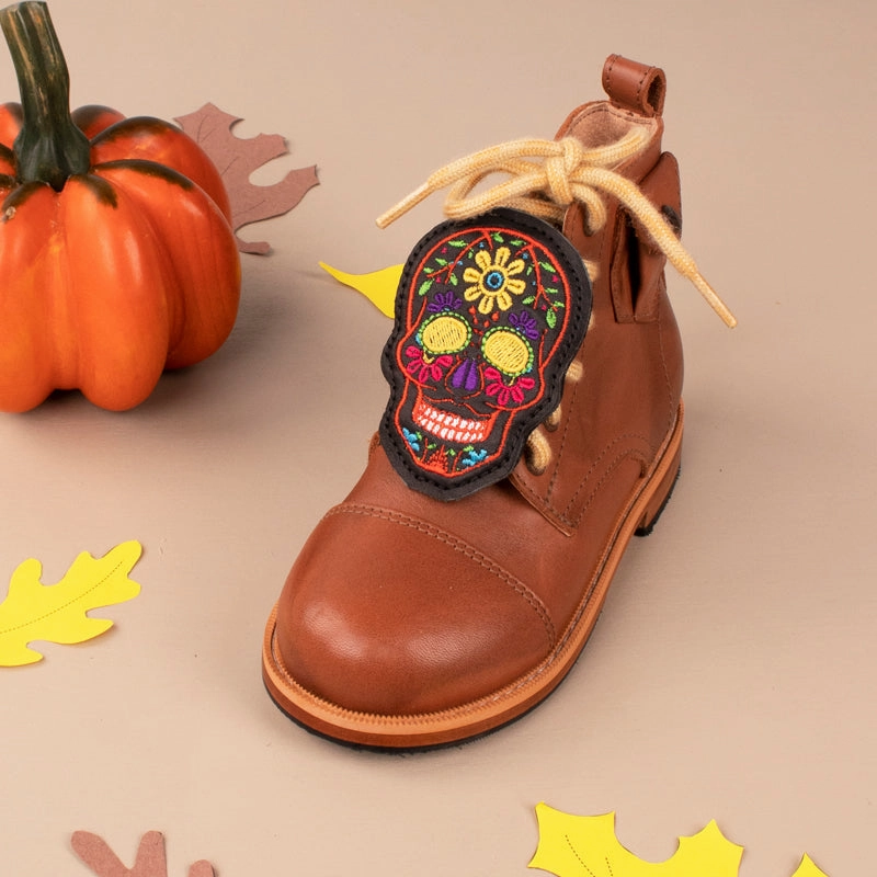 MK221730 - Charm Skull Black for Heirloom Boots [Leather Accessory] Supertech Boots