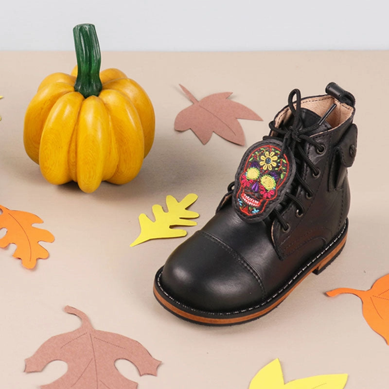 MK221730 - Charm Skull Black for Heirloom Boots [Leather Accessory] Boots Alliance