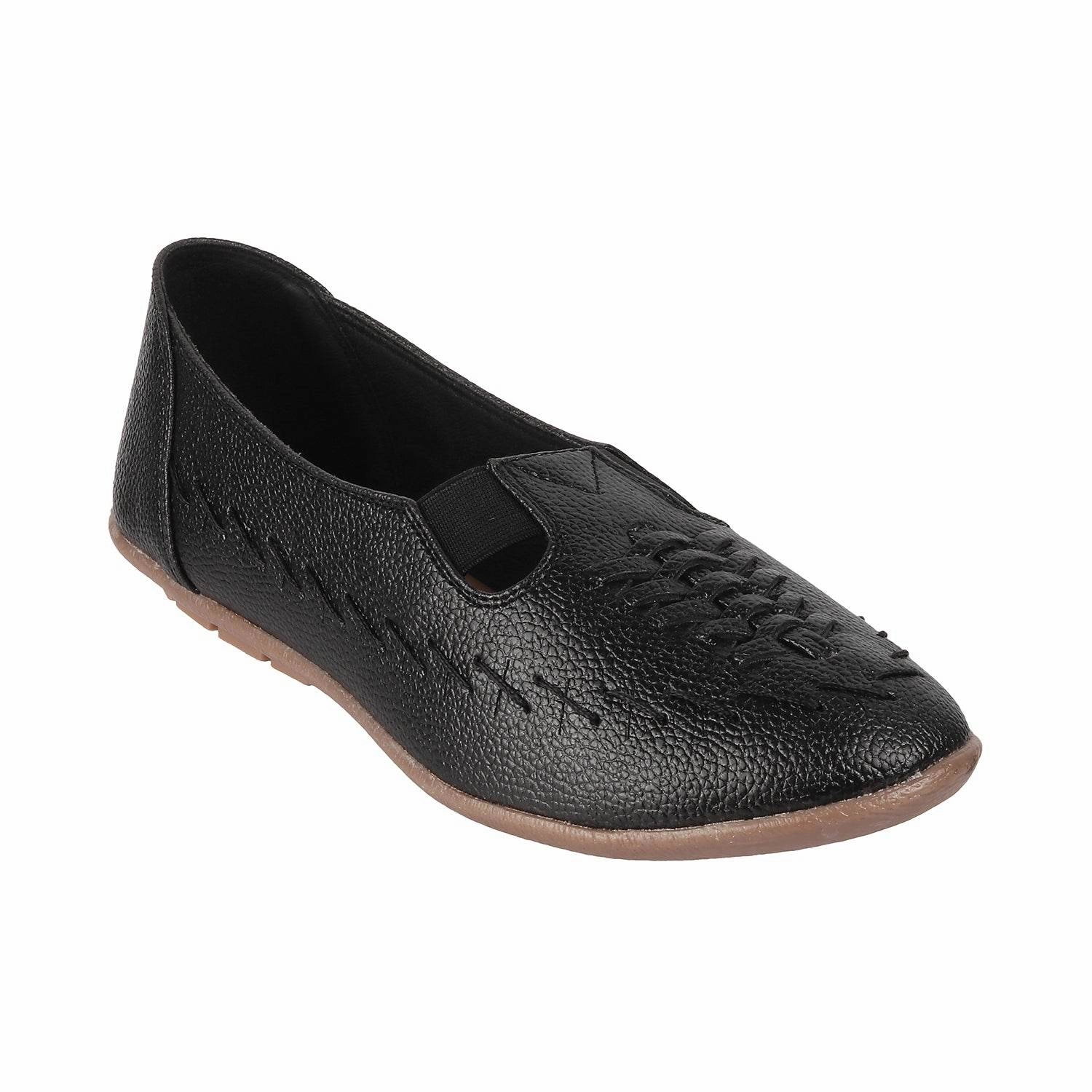 Flat Toe Shoes Modern Flat Close-Toe Everyday Sandal (1318)