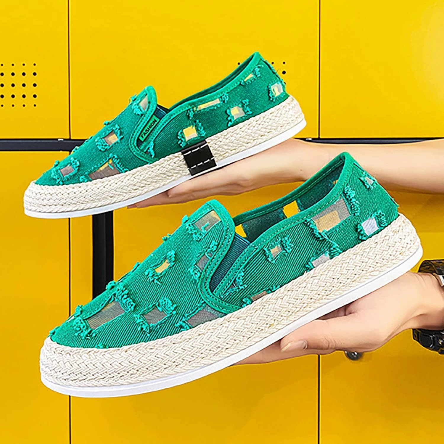 Men's Spring and Summer New Non Slip Walking Fashion Light Shoes Flar Mesh Sport Shoes Sneaker Men Men's Sport Boots Men Shoe Camel Casual Shoes