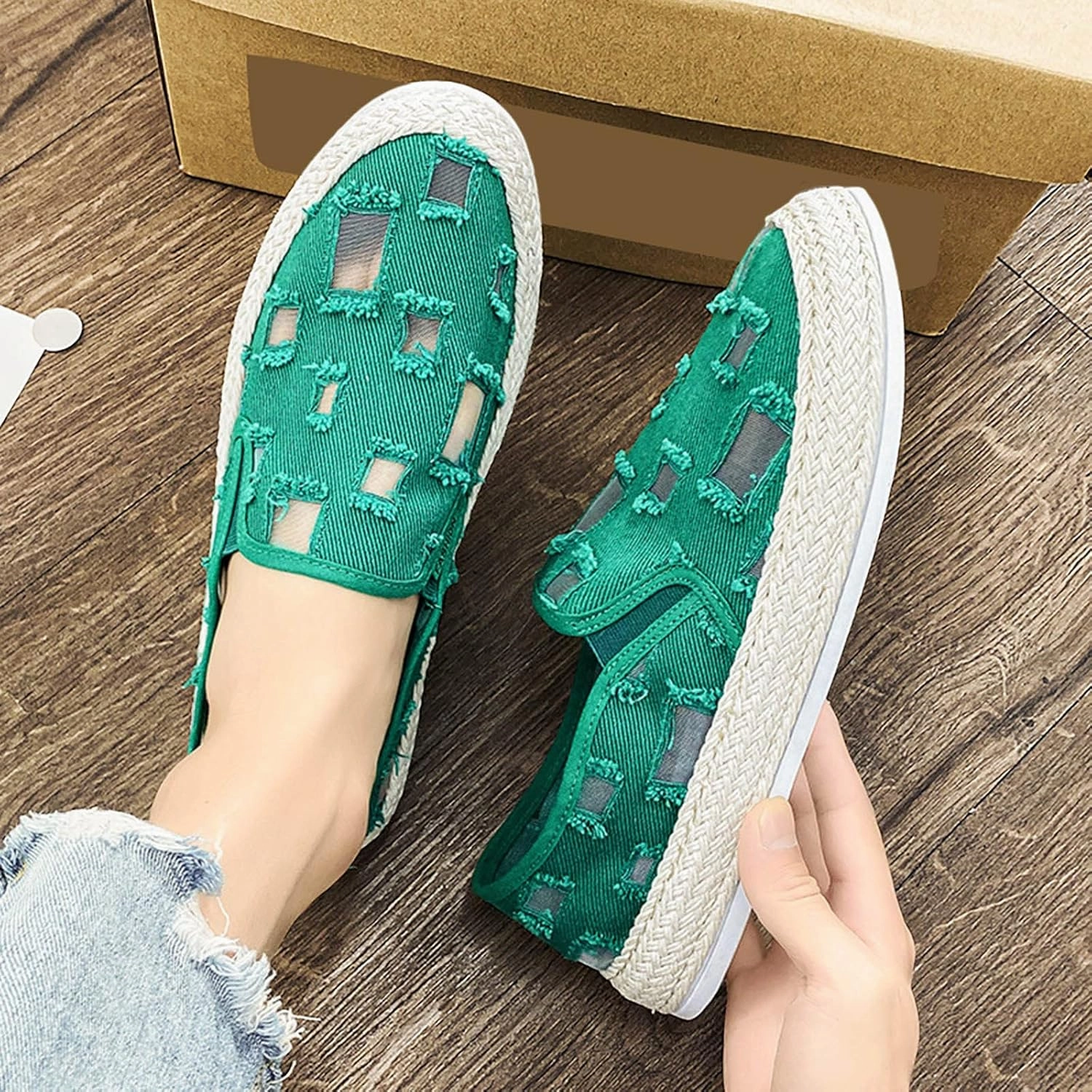 Men's Spring and Summer New Non Slip Walking Fashion Light Shoes Flar Mesh Sport Shoes Sneaker Men Men's Sport Boots Men Shoe Monk Strap Casual Shoes