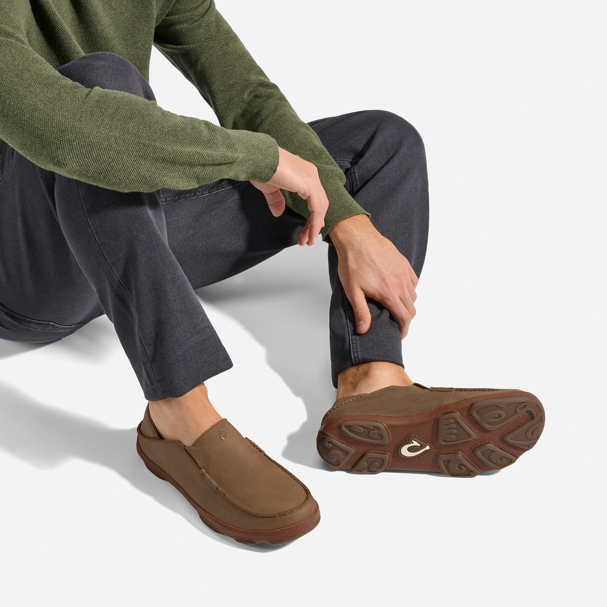 Molo - Ray / Toffee Back Open Loafers