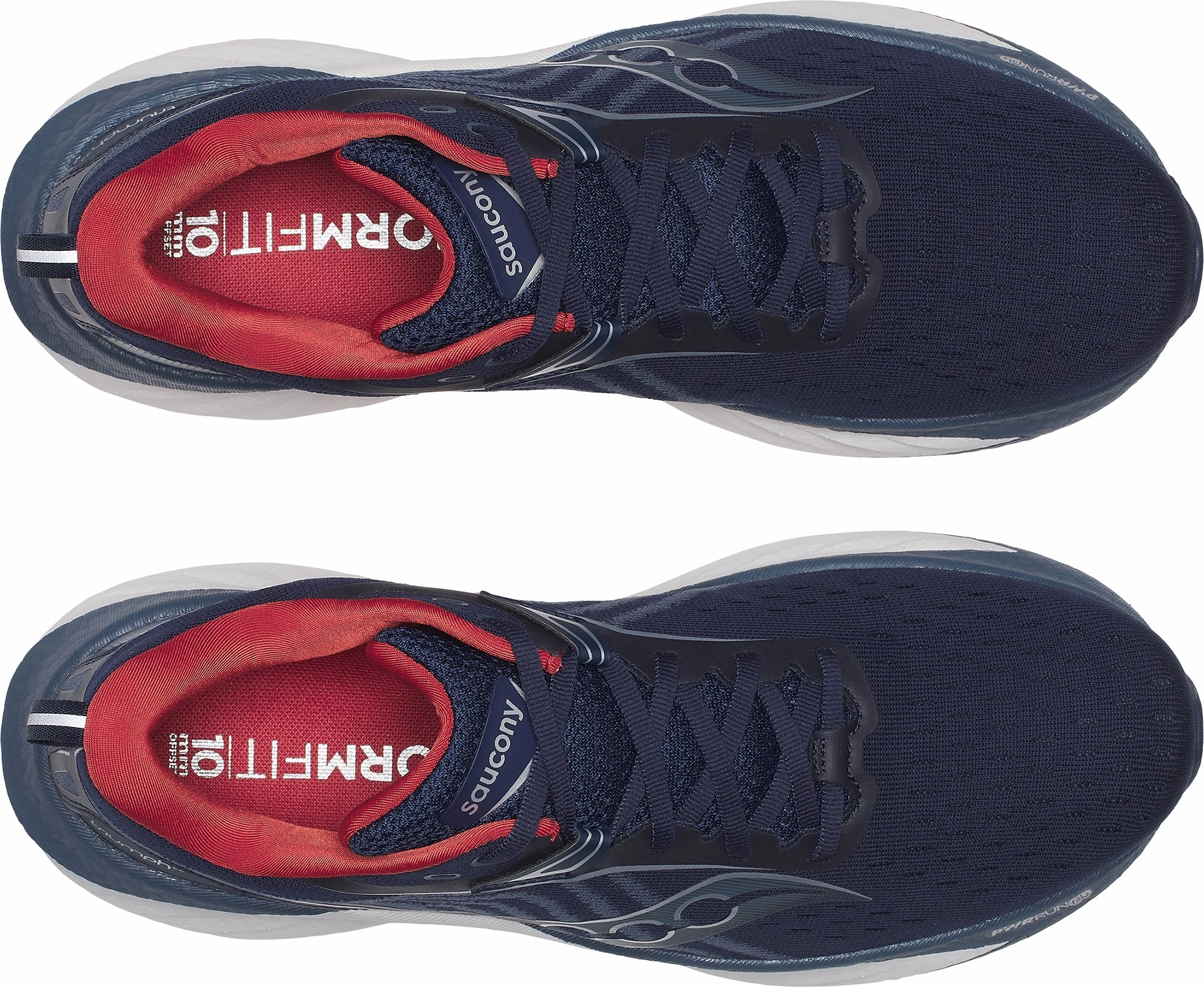 Saucony Triumph 22 Mens Running Shoes - Blue Best Running Shoes For Weak Knees