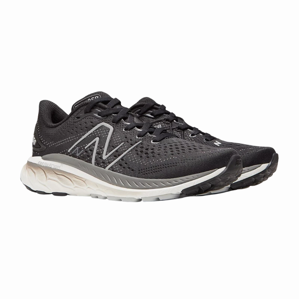 New Balance Fresh Foam X 860v13 Black/White/Castlerock Shoe (Women's) For Walking In Europe Best Tennis