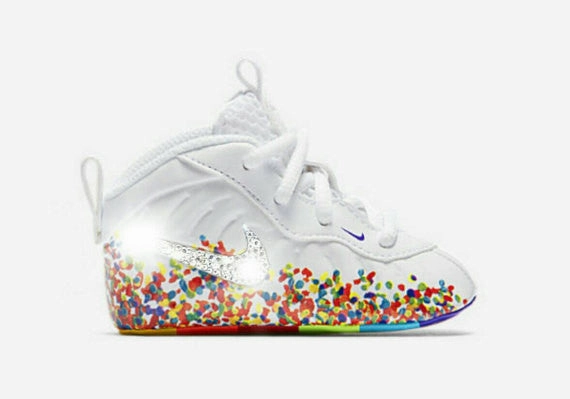 Tennis Shoes NEW Unisex Infant Nike Prosite Pro Baby Rainbow Shoes, rainbow baby, baby girl shoes, Swarovski Nike,bling baby shoes, rainbow babies